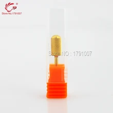 1pc Golden Steel Carbide Nail Drill Bits Manicure Pedicure Electric Granding Nail Art Salon Accessory Tools