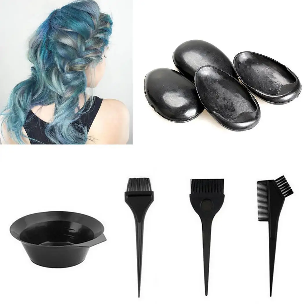 Расчески унисекс комплект Styling парикмахерского крашения черный Ухо волос Salon