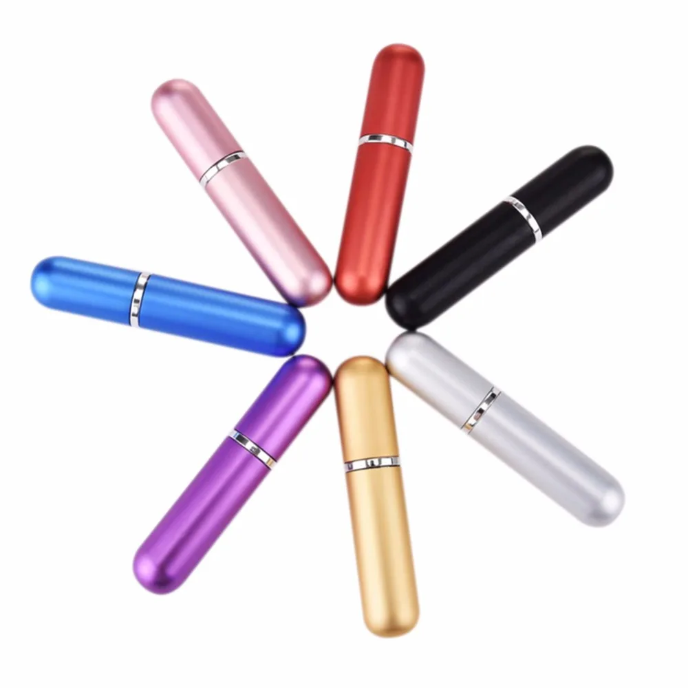 

5ml Useful Portable Easy Fill Refillable Travel Perfume Atomizer Pump Scent Spray Bottle