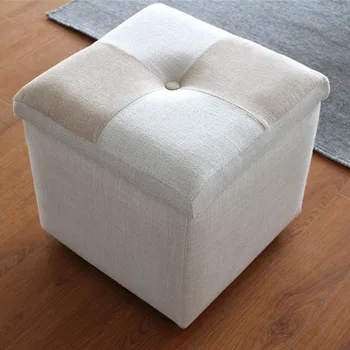 

Stools & Ottomans Living Room Furniture Home Furniture fabric+solid wood stool tabouret bois minimalist sgabello 30*30*30cm sale