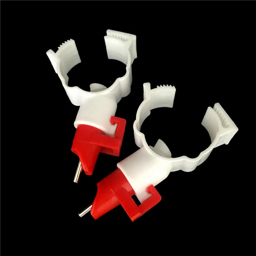 

20 Pcs Steel Column Oblique Mouth Chicken Duck Automatic Drinking Fountains Equipment Pipe Diameter 25mm Nipple Drinker