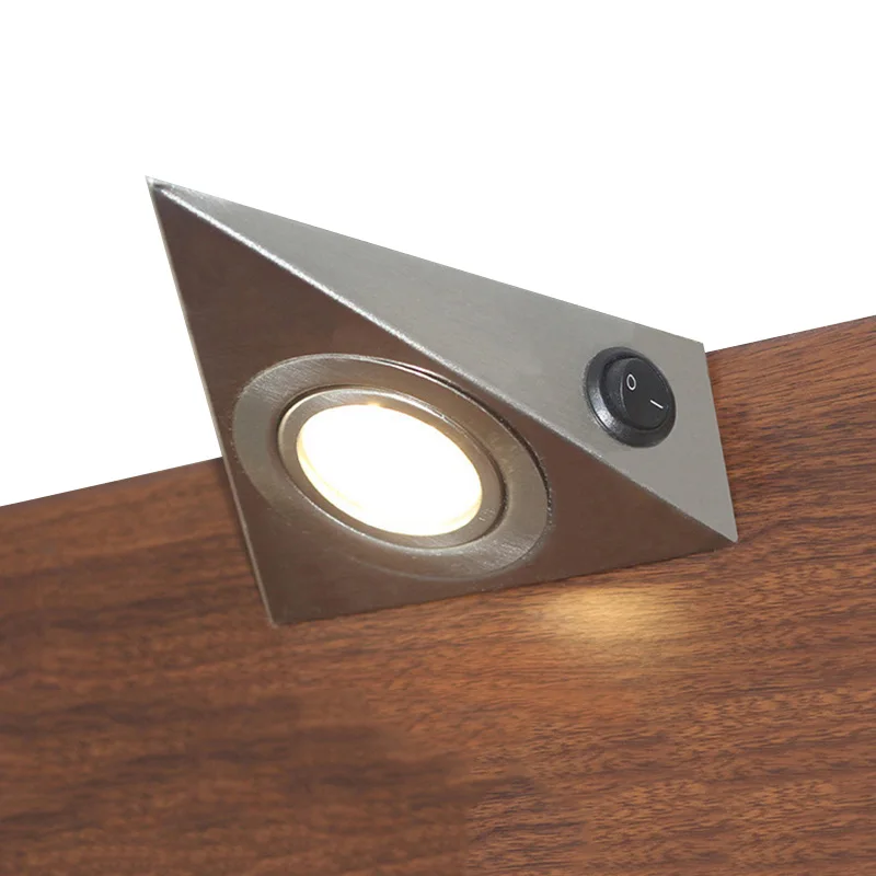 buy Newly 3W LED Night Light Kitchen Under Cabinet Cupboard Triangular Light Lamp XSD88