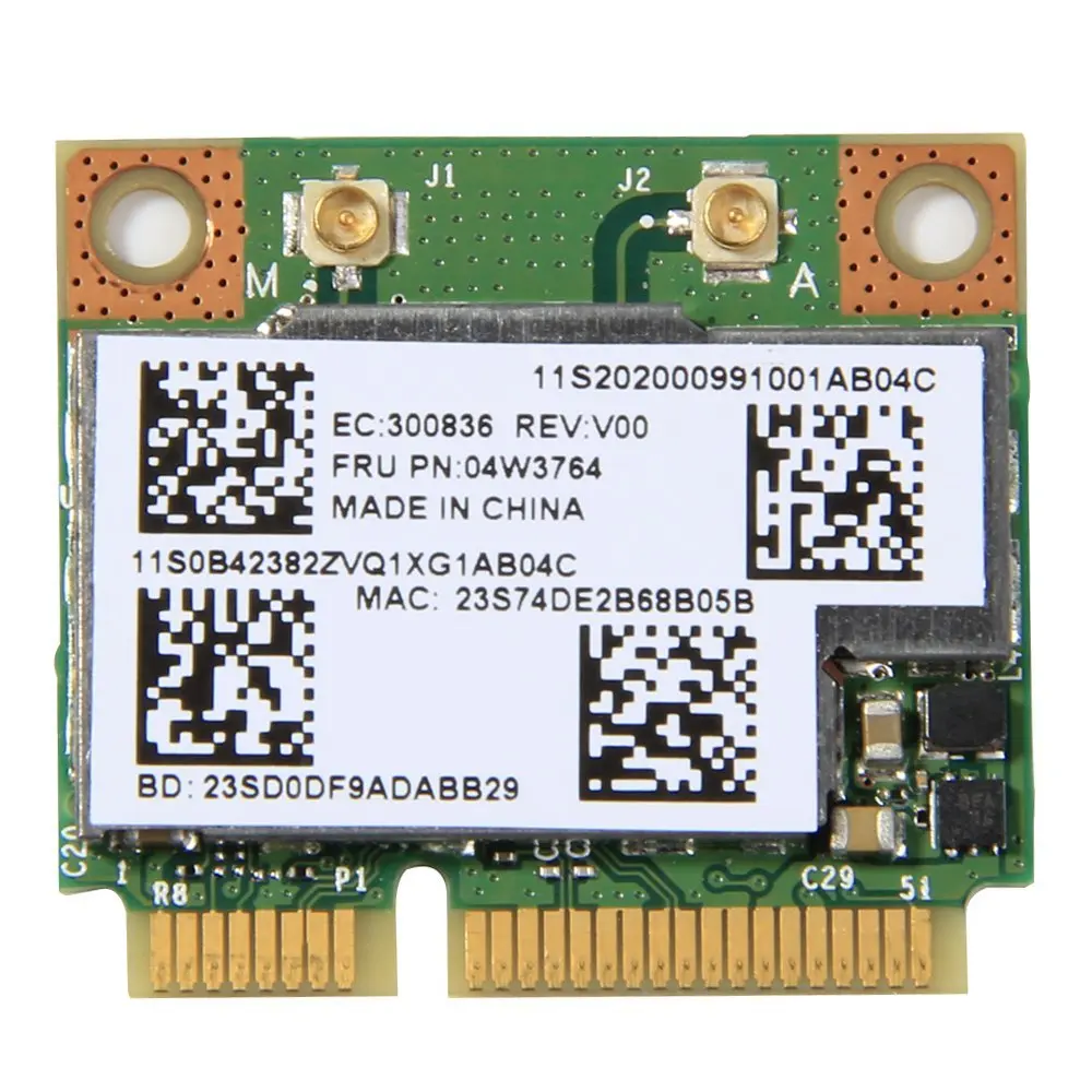 SSEA Новый WI-FI Bluetooth4.0 Беспроводной карты для Broadcom BCM943228HMB 04W3764 для lenovo E130 E135 E330 E335 E530 E535 E430 B430