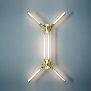 

LED Nordic Postmodern Aluminum Acryl Designer LED Lamp LED Light Wall lamp Wall Light Wall Sconce For Bar Store Bedroom Corridor
