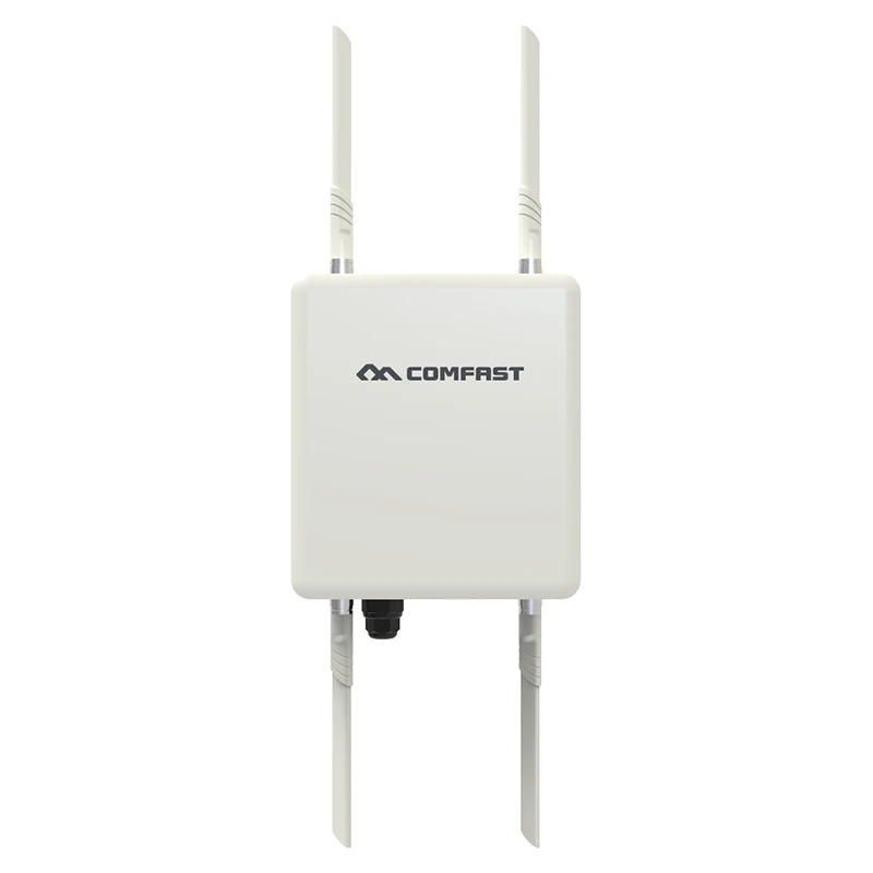 Comfast 1200 Мбит/с двухдиапазонный открытый AP 5 ГГц беспроводной wi fi маршрутизатор база staion всенаправленный CPE AP с 4 * 8dBi антенны для парка