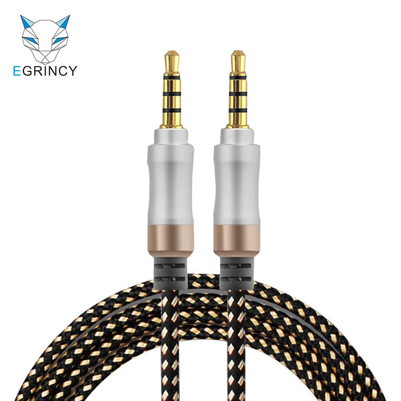 

Four Section 3.5mm AUX Audio Cable Male To Male Support phone call For iPhone 6s 5s Samsung Mp3 Car Headset Speaker AUX Cord TPE