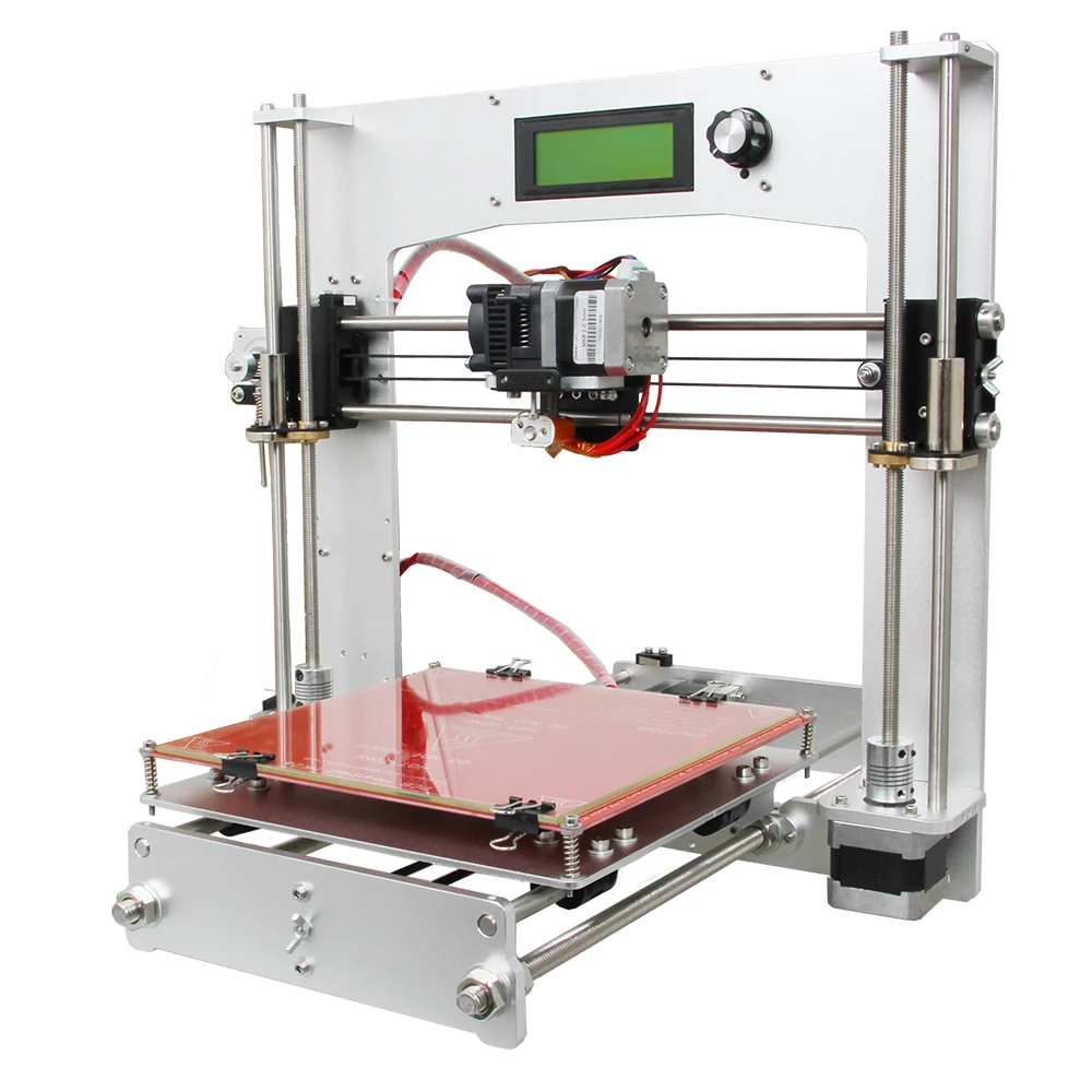 Geeetech All Aluminum 3D Printer DIY Kit High Precision Reprap Prusa i3 with Free LCD From