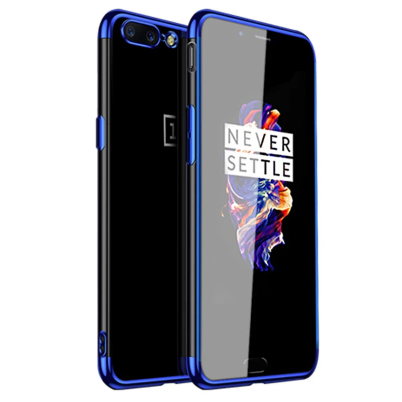 

Mocolo Case For OnePlus 3 Cover for OnePlus 3T Mirror Plating Soft TPU Phone Protector HD Crystal Soft TPU Case For OnePlus 3T