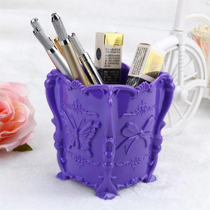 New Creative popular Makeup Storage Box Case Holder Brush Pen Organizer Acrylic Clear New  Practical  Wear-resistant hot  C0302 04