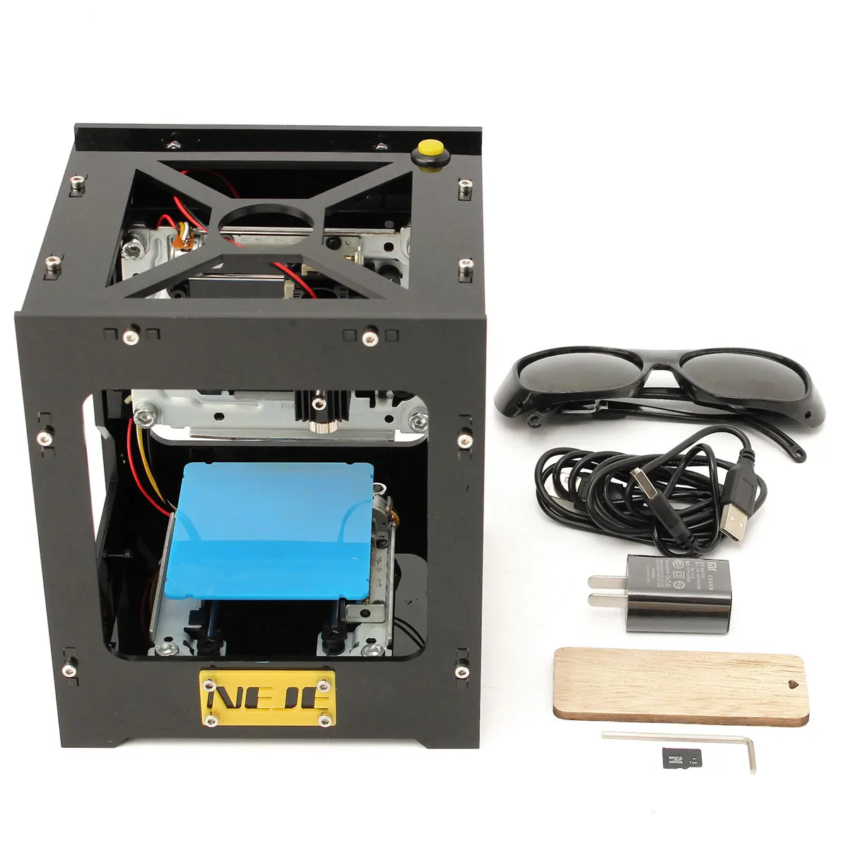 

500mW USB DIY Laser Engraver Printer Machine Print Laser Carving Machine Wood Router Black
