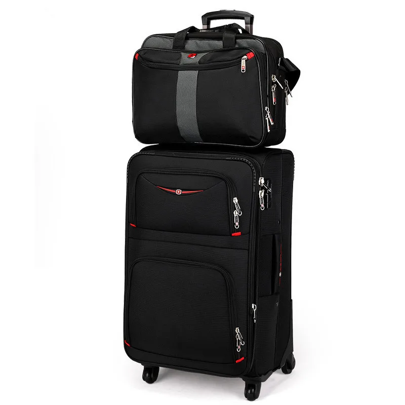 

Swiss army knife universal wheels trolley luggage commercial luggage travel bag luggage,high quality 17 20 22 24 26 28inches set