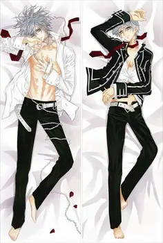 

Anime pillowcase Vampire Knight Kiryu Zero Characters Kaname & Zero otaku Dakimakura throw pillow cover hugging body pillowcase