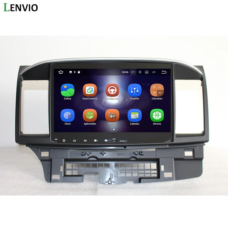 Lenvio 2G RAM четырехъядерный Android 7 1 автомобильный dvd плеер для Mitsubishi Lancer 2007 2011 2012 2013 2014