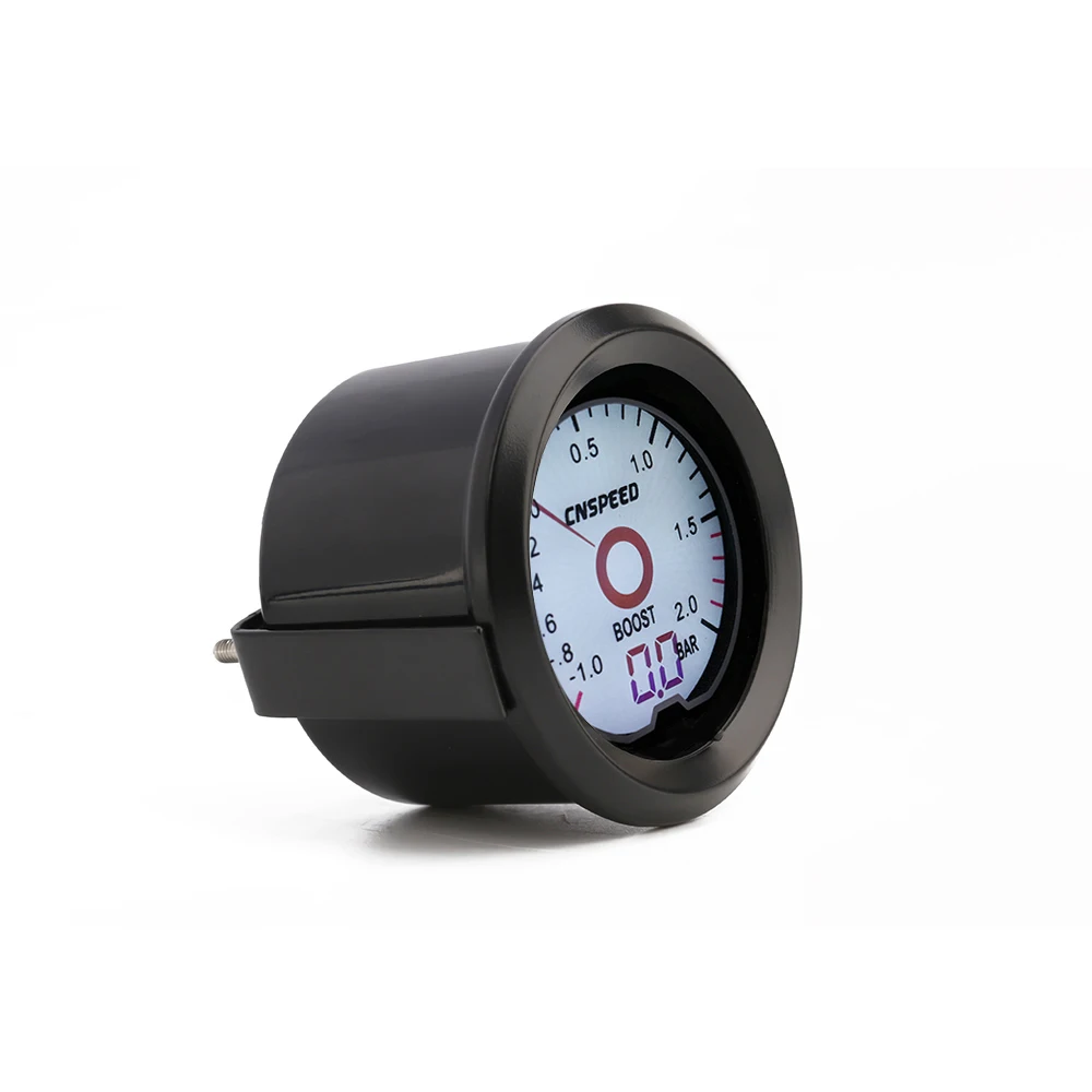 CNSPEED " 52 мм авто цифровой Виртуальный указатель турбо Boost Gauge-1-2Bar Led Light Turbo Boost Meter с датчиком автомобиля
