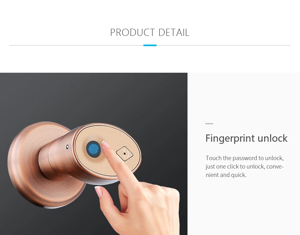 Нержавеющая биометрическая Блокировка двери отпечатков пальцев умный цилиндр замок для внутренней двери
