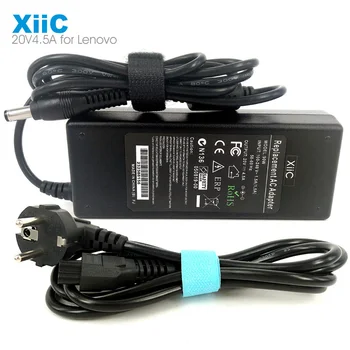 

XiiC 20v 4.5a 90w 5.5*2.5mm Laptop Adapter AC Power Charger Supply for Lenovo IDEAPAD G470 Y460 Y470 G480 and Fit 20v 3.25a 2a