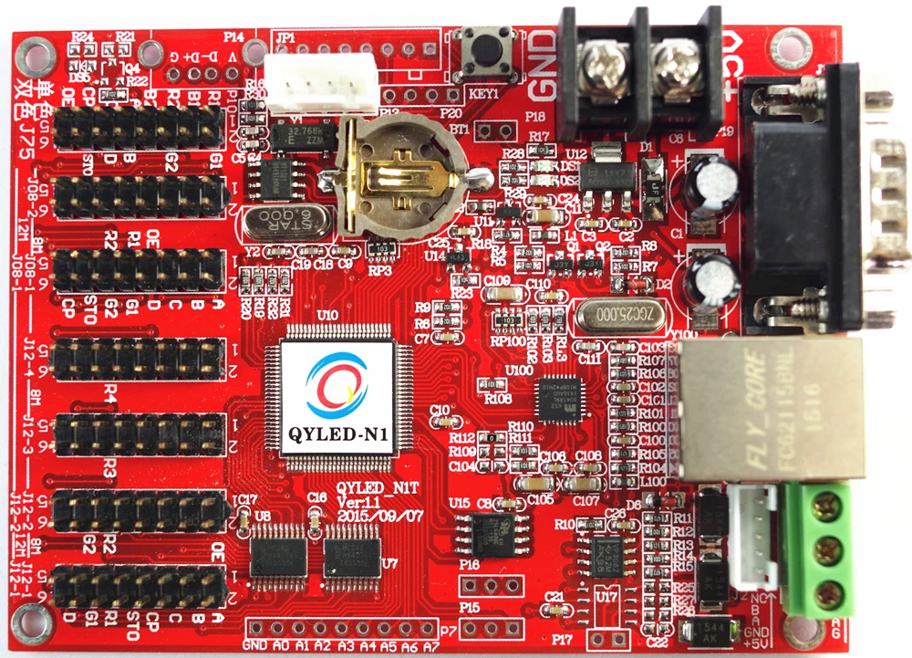 

With Font Library Support LED Software Secondary Development Garage Parking Network Port LED Control Card