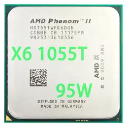 AMD Phenom II X6 1055 т Процессор процессор шести-Core (2,8 ГГц/6 м/95 Вт) разъем AM3 AM2 + 938 pin