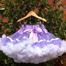Юбка-пачка для девочек, костюм для первого дня рождения, юбка-американка, lavenderSkirt, наряд для новорожденных, детская юбка-американка