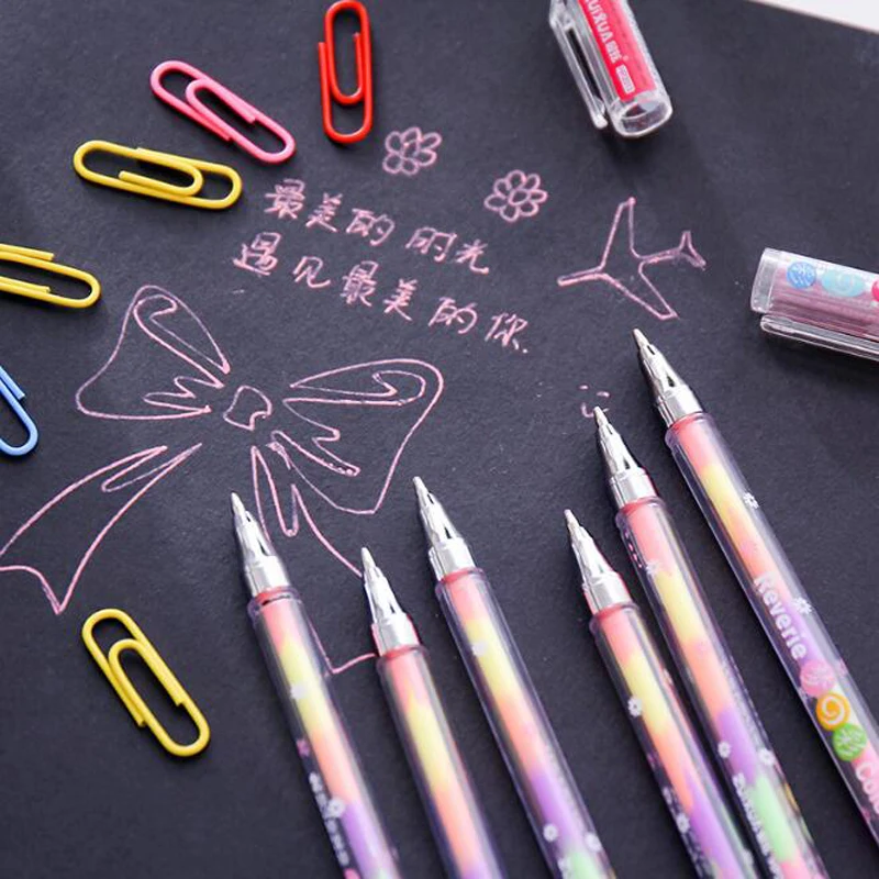 

Children'S Graffiti Painting Pen With Pastel Pen Student Office Marker Pen Water Chalk DIY Photo Album Color Pen Stationery