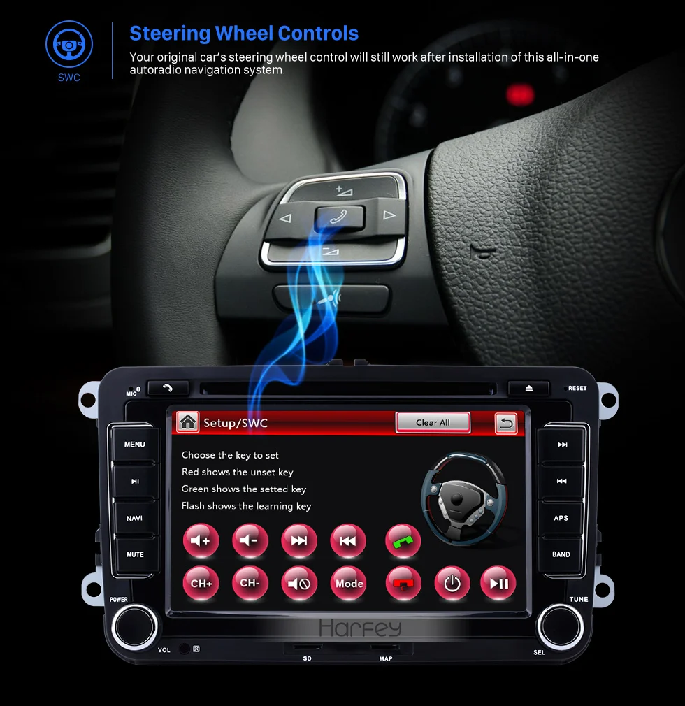 Flash Deal Harfey WinCE 6.0 7" Universal Car Radio Touchscreen GPS Multimedia Player For VW Golf T5 Jetta Skoda Octavia Yeti Polo Tiguan 7 Flash Deal Harfey WinCE 6.0 7" Universal Car Radio Touchscreen GPS Multimedia Player For VW Golf T5 Jetta Skoda Octavia Yeti Polo Tiguan 7