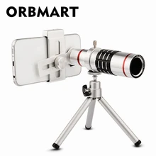 ORBMART 18X зум оптический телескоп универсальный зажим Объективы для мобильных телефонов с мини-штатив для большинства мобильных телефонов смартфон