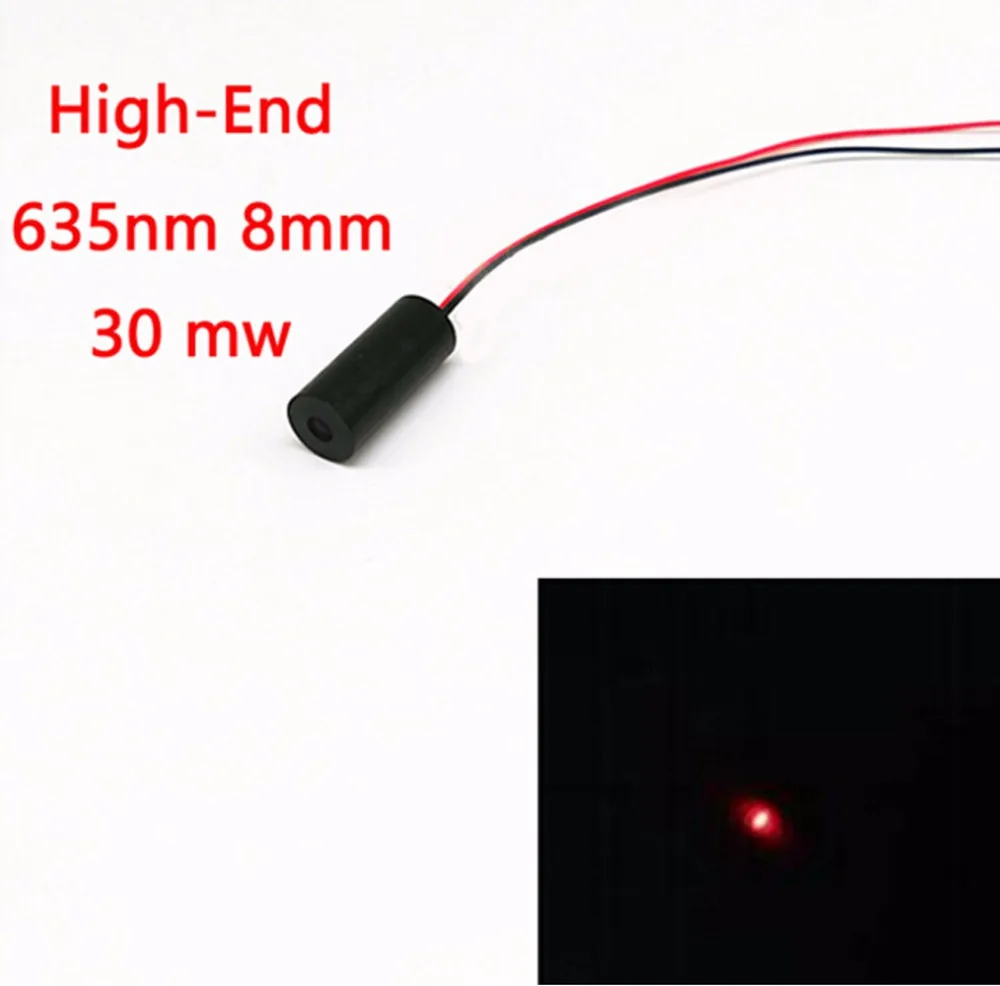 635nm30mw лазерный модуль 8 мм лазерный маленький точечный лазерный модуль