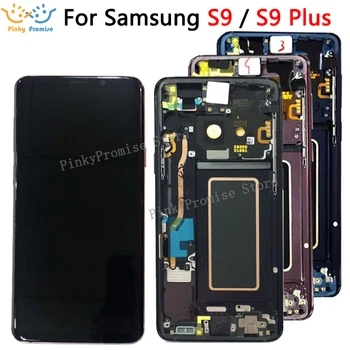 

original For Samsung S9 LCD s9 plus Display Touch Screen Digitizer Assembly For Samsung GALAXY S9 G960f S9 Plus G965 lcd