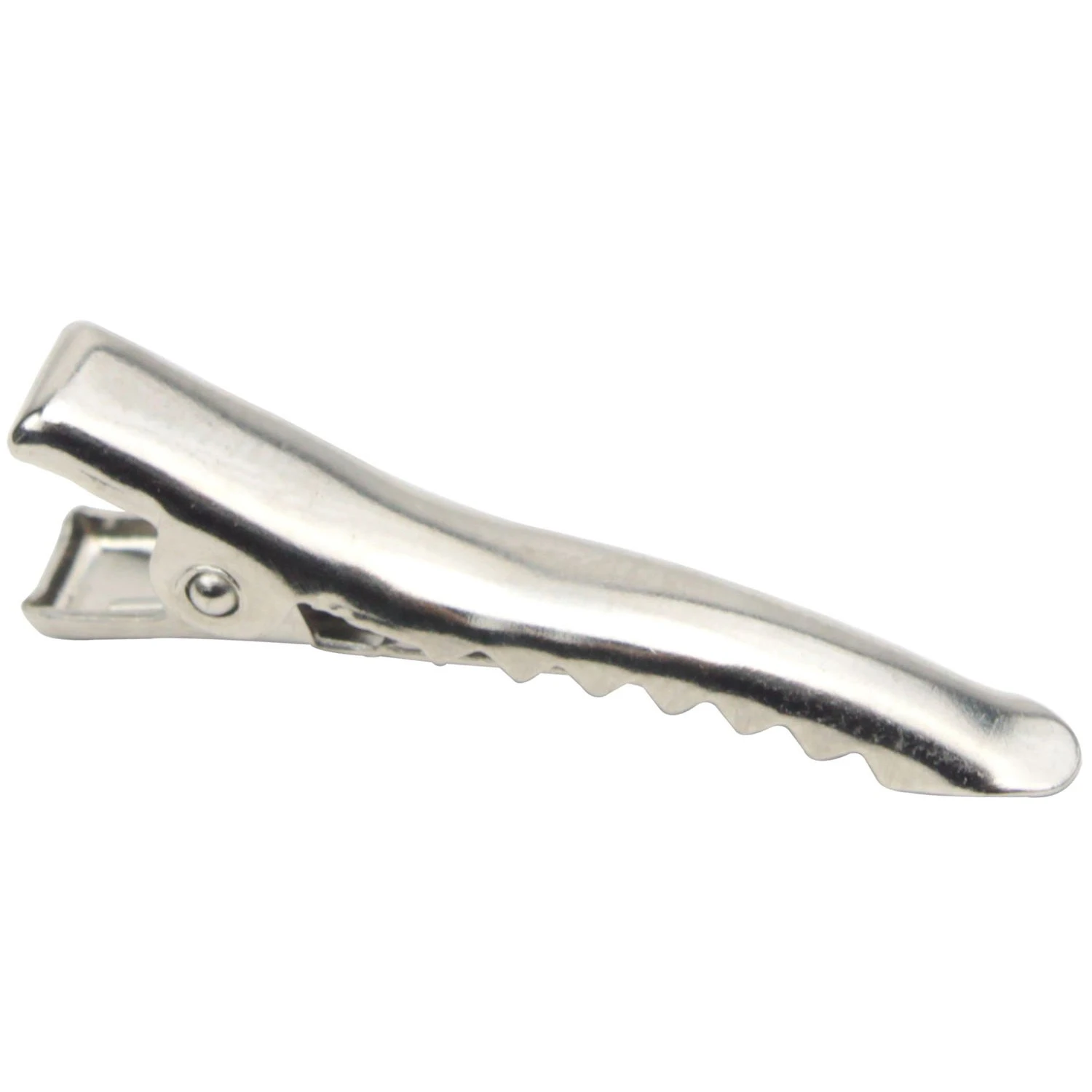 Arrival 100 pcs 3.5 cm Silver Alligator Hair Clipsin Hair Clips & Pins