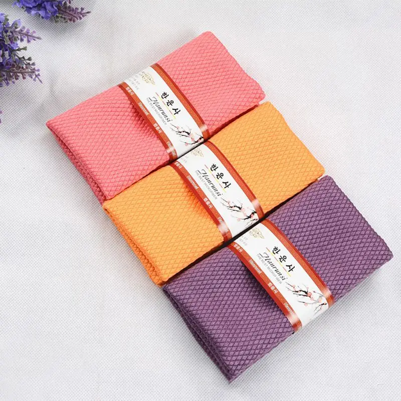 

3Pcs 30x30cm Household Dish Glass Car Window Mirror Screen Microfiber Cleaning Cloths Kitchen Absorbent Dishcloth Washing Towels