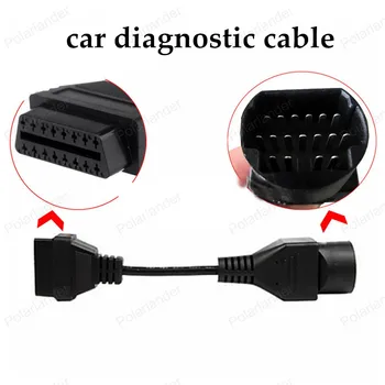 

Car Diagnostic Connector for Mazda Professional 17 pin cable to 16 Pin OBD2 adapter auto scanner cable Best Quality for sale