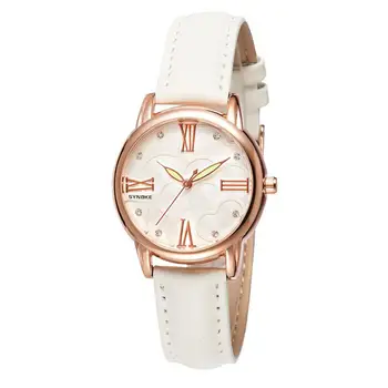 

Fashion Girl Daily Waterproof Rhinestone Inlaid Roman Number Display Wrist Watch dropshipping