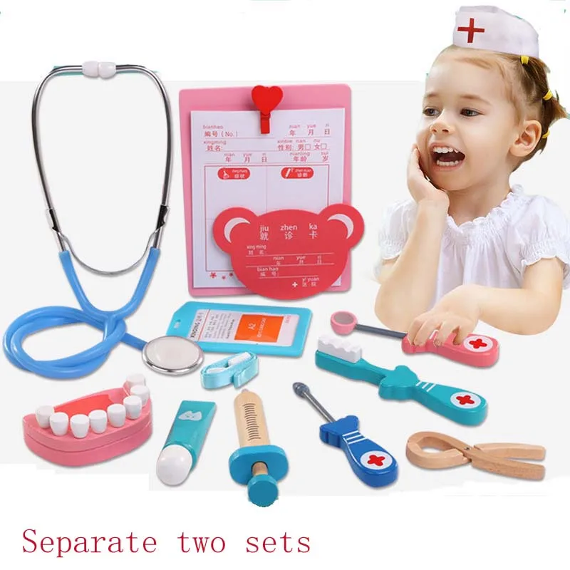 Doctor Dentist медицинская коробка детская игрушка забавная ролевая игра настоящая
