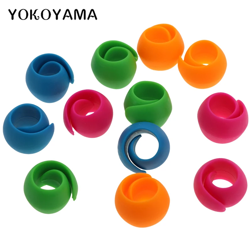 YOKOYAMA 12 шт. резьбовые катушки Huggers зажимы для держат нити от раскручивания
