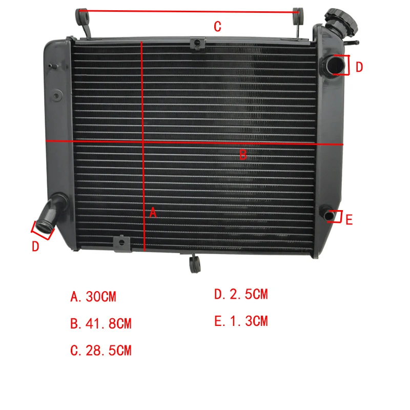 

LOPOR For Yamaha YZF R1 2000 2001 YZFR1 00 01 Motorcycle Aluminium Replacement Engine Cooling Radiator