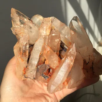 

A346(647g) Natural Mineral cuarzo Quartz Crystals Cluster Specimen Healing Reiki Stones for Home Decoration Ornaments
