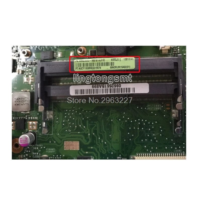 Отправка платы + N550JV материнская плата i7 GTX750 4 ГБ для For Asus N550J G550JK Q550JV ноутбука