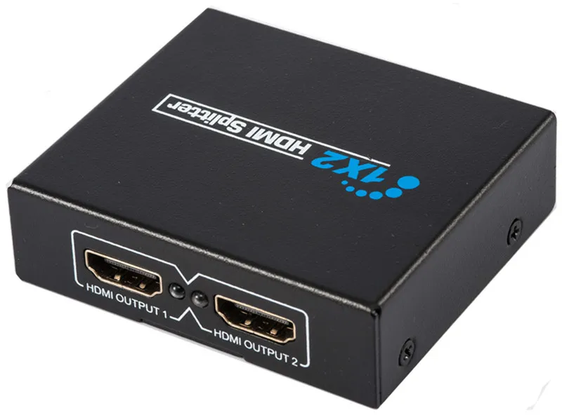 1080p HDMI split ter 1x2 адаптер split 1 to Double Hdmi усилитель двойной дисплей для DVD HDTV цифрового видео split ter