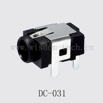 

Free shipping 20pcs/lot pin 1.0/1.3*O.D.3.5 plug DC power jack DIP 3pin for tablet DC jack notebook computer DC-031