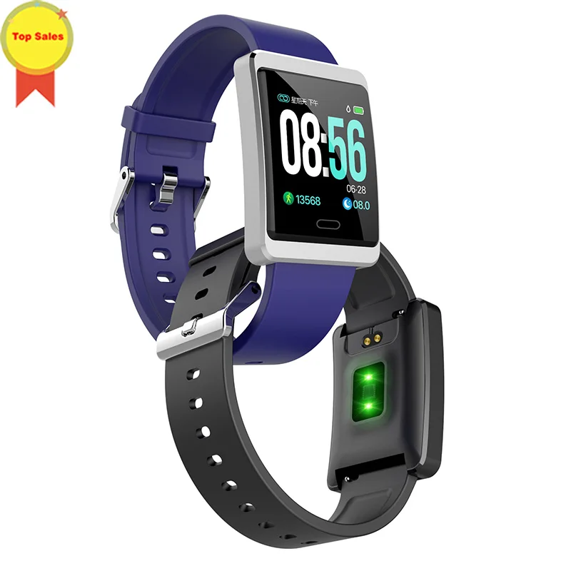 

best smart fitness tracker watch 2019 Heart Rate Blood Pressure sleep monitor activity smart wristband sportband men android IOS