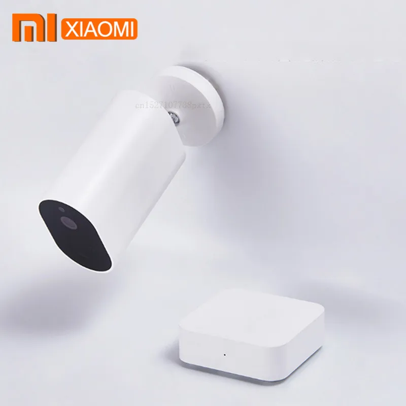 

Original Xiaomi Mijia Smart Camera with Battery Gateway 1080P F2.6 IP65 Waterproof AI Humanoid Detection IP WIFI Wireless Camera