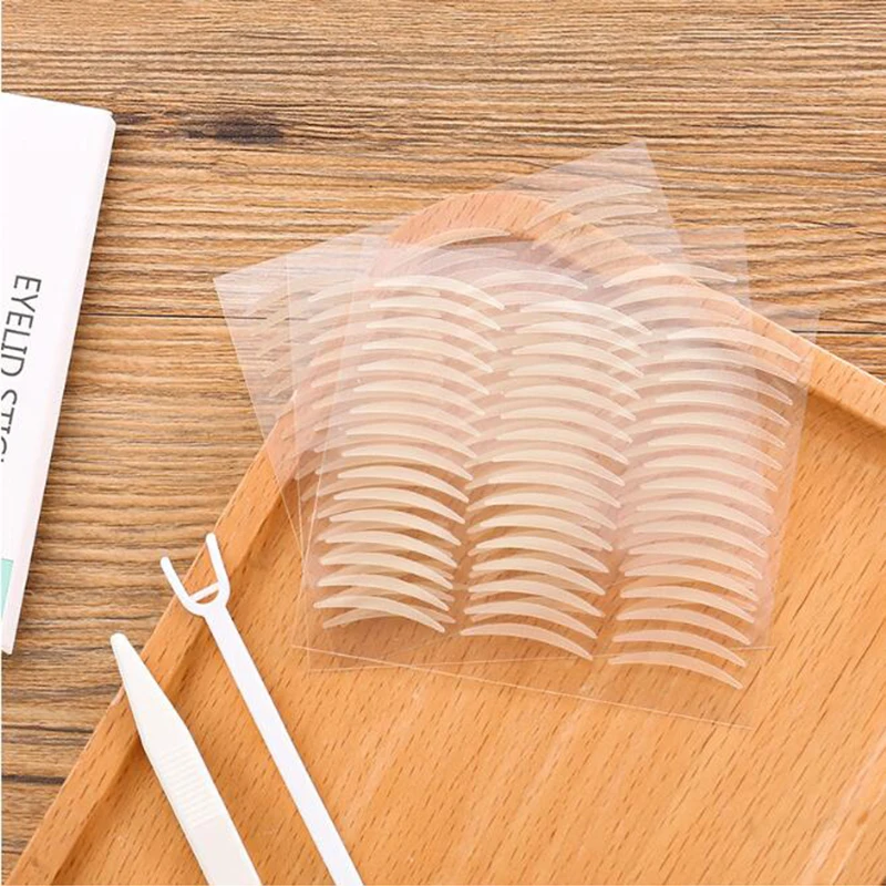 

1152pcs Eyelid Tape Sticker Invisible Eyelid Paste Transparent Self-adhesive Double Eye Tape Tools Makeup Clear Beige Stripe Big