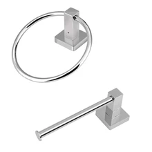 Smile Monkey Stainless steel bath hardware sets toilet paper holder towel ring paper towel holder Bathroom hardware accessories Smile Monkey Stainless steel bath hardware sets toilet paper holder towel ring paper towel holder Bathroom hardware accessories