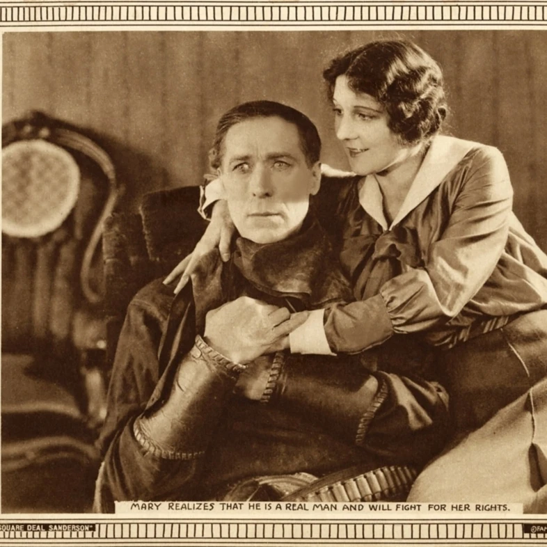 Square Deal Sanderson Left: William S. Hart 1919. Movie Poster Masterprint (28 x 22)