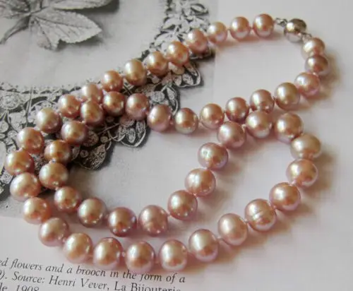

FREE SHIPPING HOT sell new Style >>>> elegant 18"12-13M NATURAL SOUTH SEA LAVENDER BAROQUE PEARL NECKLACE