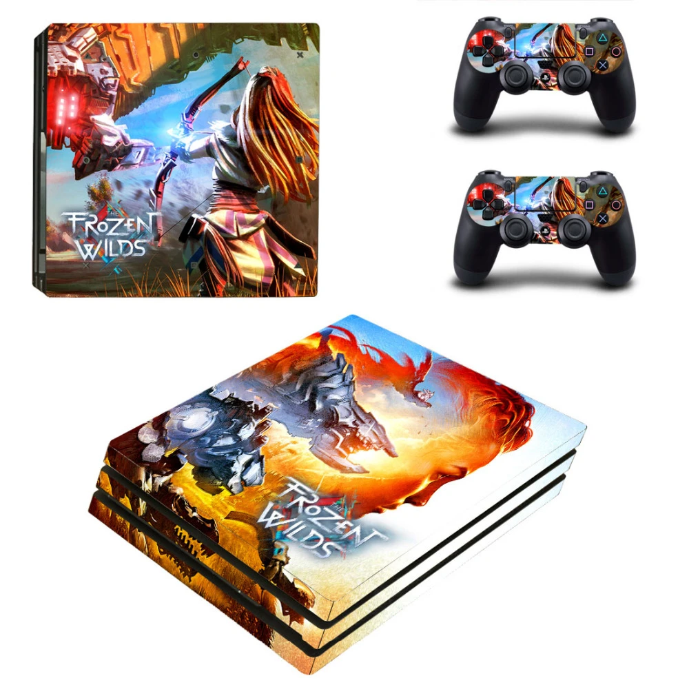 Skynd dig Invitere tyfon Horizon Frozen Wilds Ps4 Pro Skin Sticker For Sony Playstation 4 Console  And 2 Controllers Ps4 Pro Stickers Decal Vinyl - Stickers - AliExpress