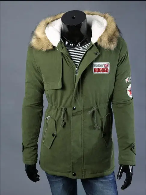 Пуховик с капюшоном, пуховик и парки зима мужчины в толстый тёплый и длинная участки приталенный пальто 1105107