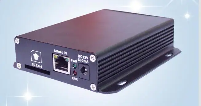 ArtNet to DMX Converter;1 x Ethernet input 4 x DMX output;2048DMX channelscompatible with Madrix AND Arkros software