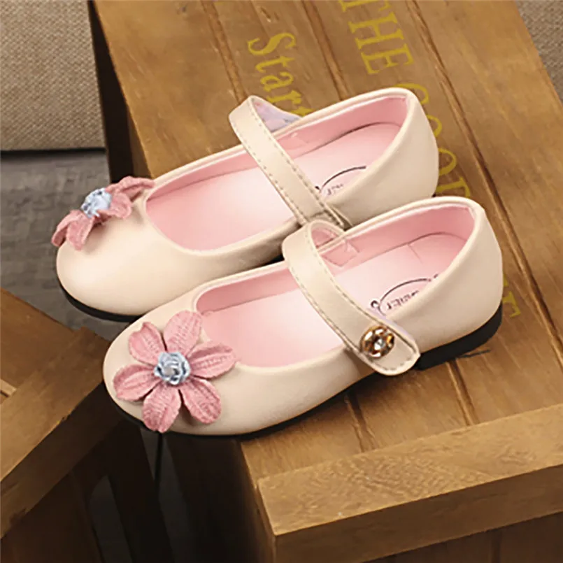 Sandals 2019 summer new Summer Children Kid Girls Solid Floral Sandals Princess Casual Shoes modis #4M13 (6)