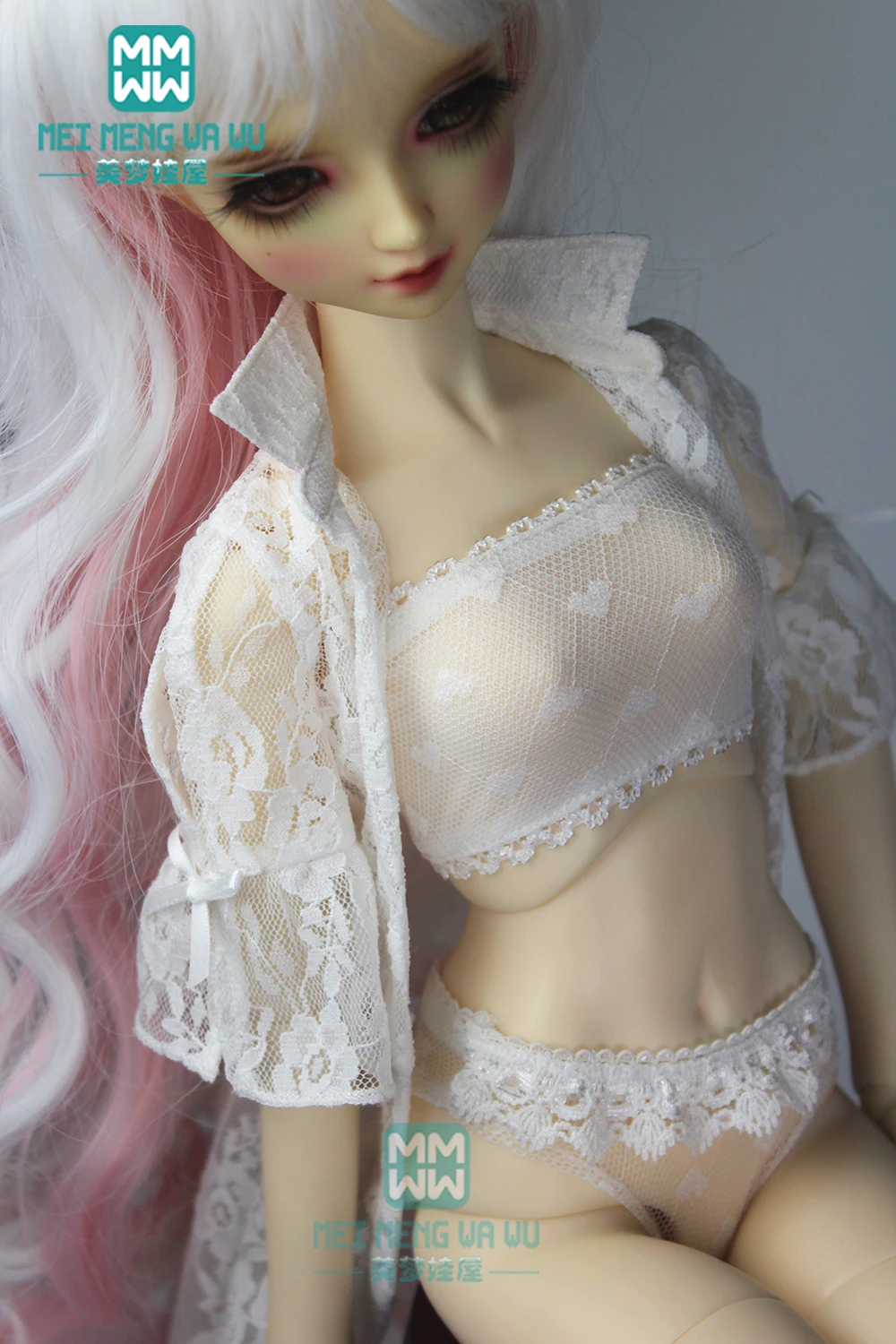 Аксессуары для шарнирной куклы Одежда 1/3 BJD DD Сексуальное белье мечты из четырех